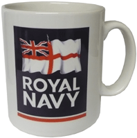 Royal navy personalised coffee mugs