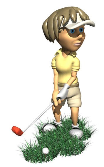 female golf clip art free - photo #21
