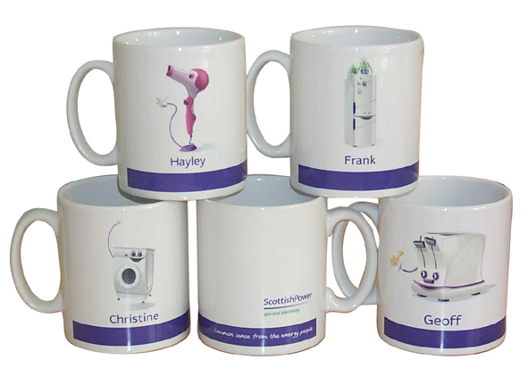 Scottish Power corporate mugs