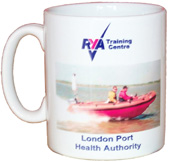 RYA corporate coffee mug